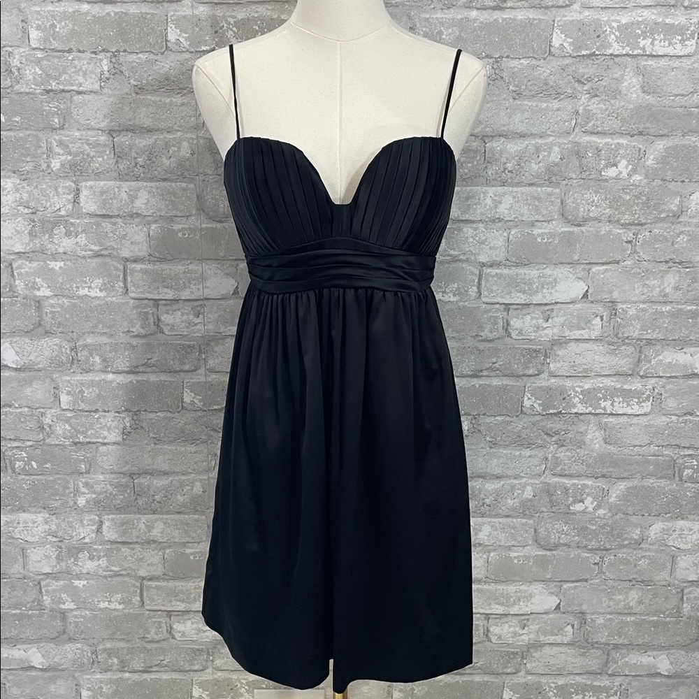 BCBGeneration Pleated Black Dress